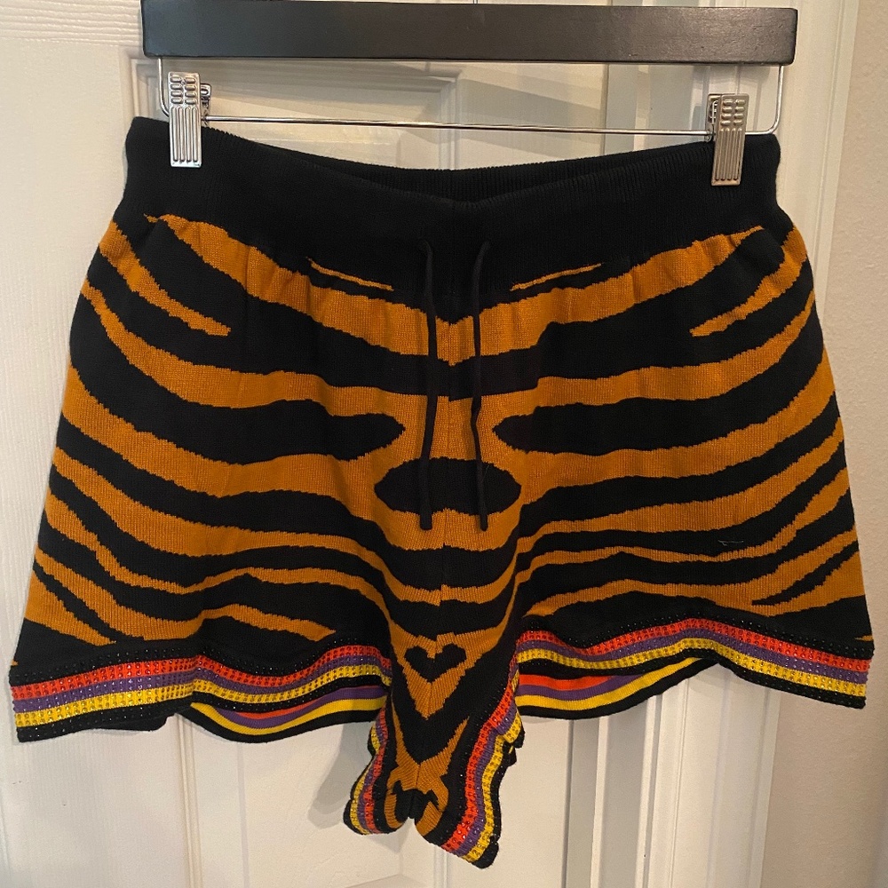 Queen of Sparkles tiger shorts